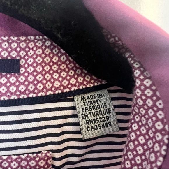 Ted Baker Raket Slim Fit Pique Pocket
Polo Men's UK size:3
 Purple Polo Shirt - Picture 7 of 12